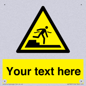 Custom warning Submerged step or steps